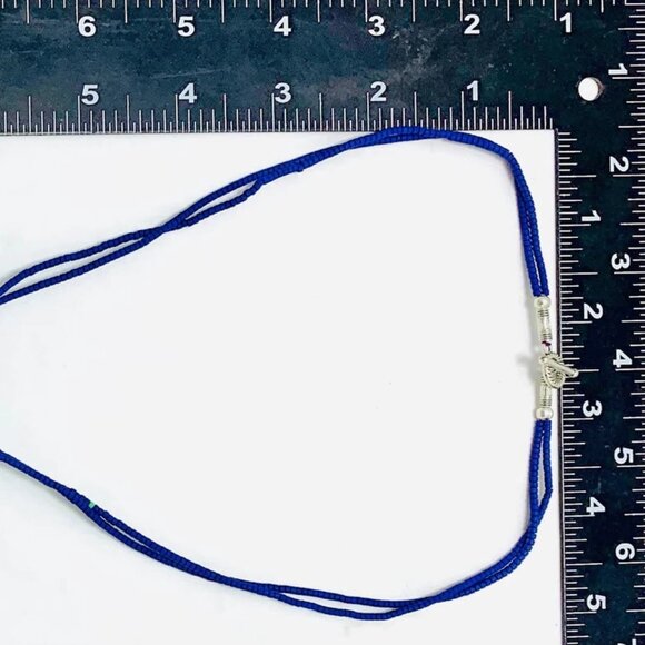 Beaded Pendant Necklace, Handmade Light Weight Necklace, Beaded Chain Pendant - Picture 5 of 5